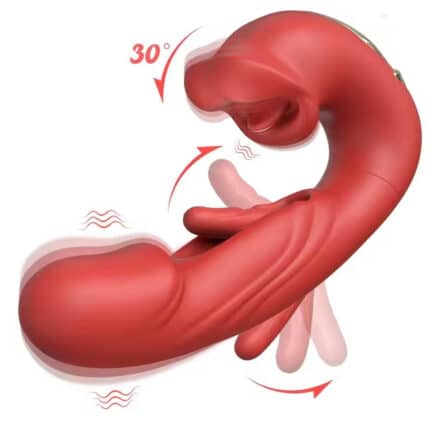 2-in-1 Bendable G Spot Clitoral Vibrator