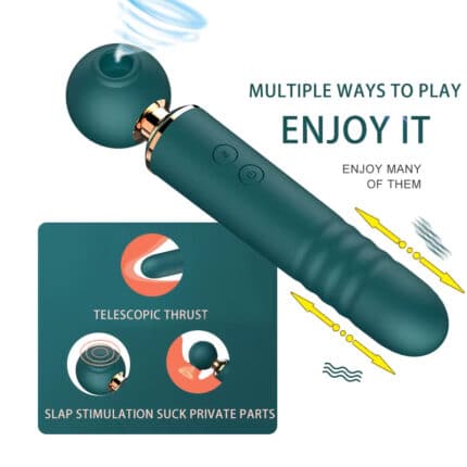 New 3-in-1 Double Stimulation Vibrator