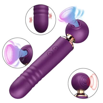Clitoral Sucking Telescoping Vibrator
