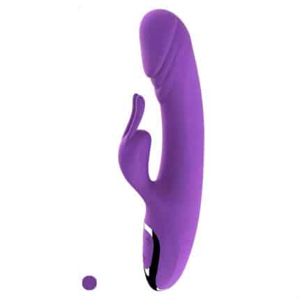 Dual Vibration Big Purple Rabbit Vibrator