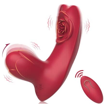 Remote-Controlled Mini Rose Panty Vibrator