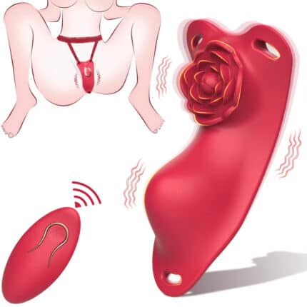 New Arrival Adult Wearable Rose Panty Vibrator