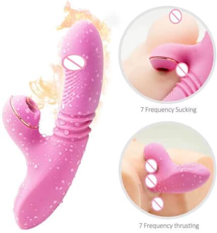 7 Rotating Thrusting Rabbit Vibrator