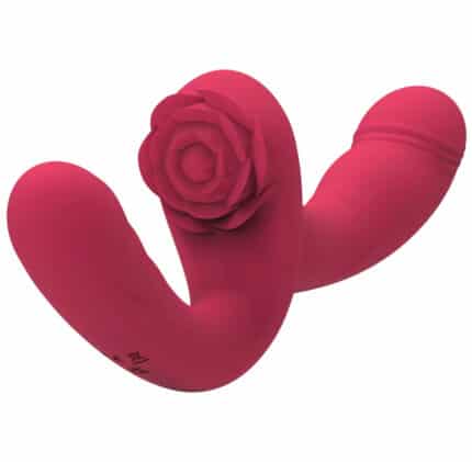 New 10 Frequency 2-in-1 Rose Vibrator