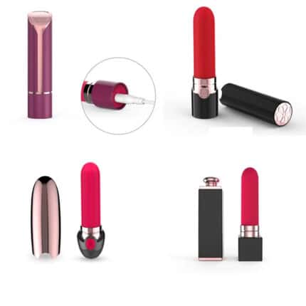 Mini Silicone Lipstick Vibrator