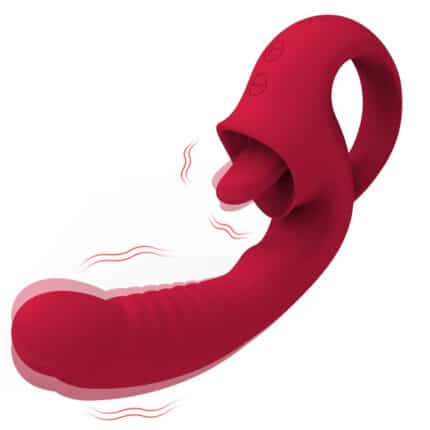 Powerful 10 Frequency Tongue Vibrator