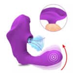 2-in-1 Clitoral Vacuum Pulse Suction Vibrator