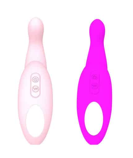 2-in-1 Powerful Pulse Shock Clitoris Stimulator