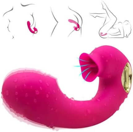 Wand Sucking Flapping Vibrator