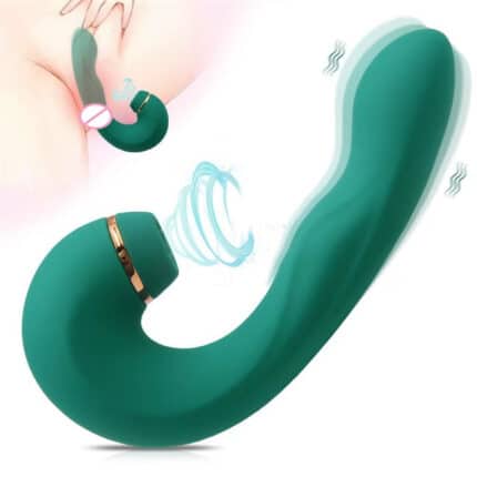 Double-End Green Vibrating Vibrator