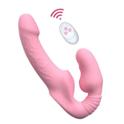 Double-Ended Head Vibrating Dildo