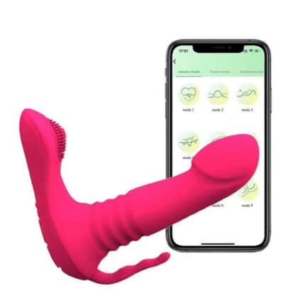 APP Control Flapping Wearable Vibrator