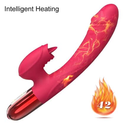 Tongue Licking G-Spot Vibrator