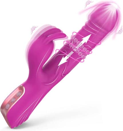 Rabbit 2-in-1 Tongue Licking Vibrator