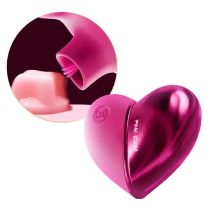 Heart Shape Tongue Licking Vibrator
