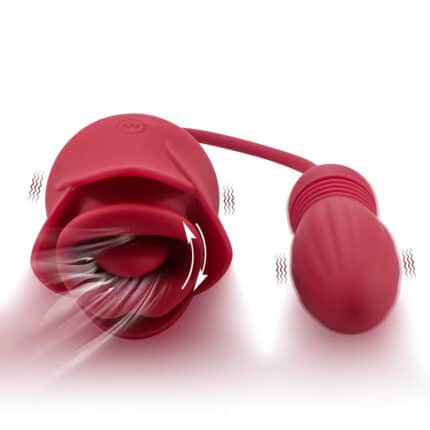 Double Side Rose Licking Vibrator