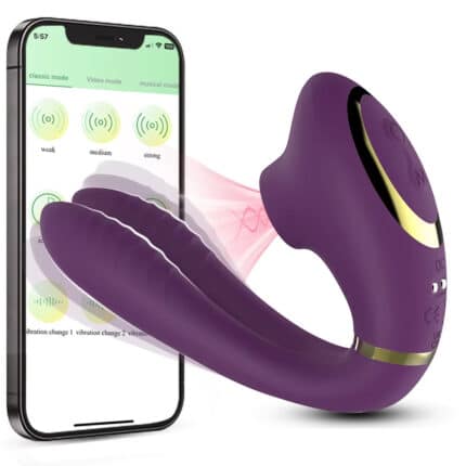 Bendable Sucking G-Spot Vibrator