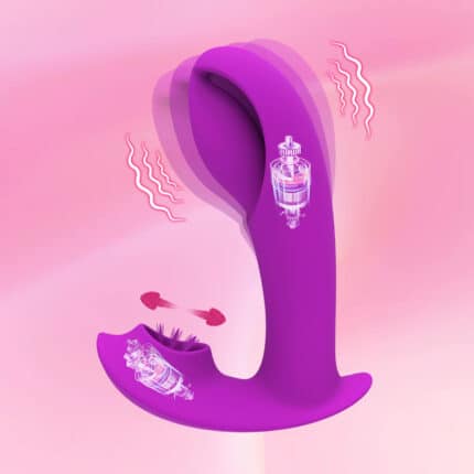 Remote Control Strap-On Vibrator