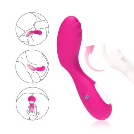 Rechargeable Couples Finger Vibrator