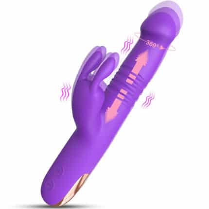 Realistic Thrusting Rabbit Dildo