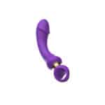 Purple Ergonomic Soft Silicone Vibrator