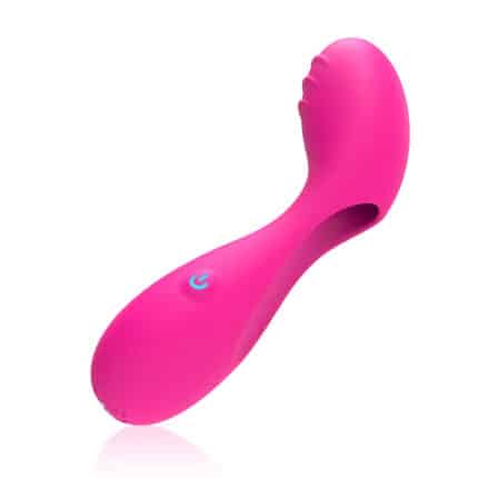 Mini Pink Silicone Finger Vibrator