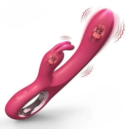 Dual Head Rabbit Silicone Vibrator