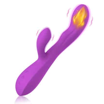 New Dual Motor Heated Rabbit Vibrator