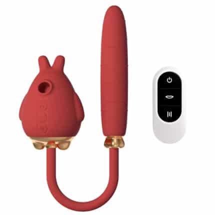 Remote Control Clitoral Chest Sucking Rabbit Vibrator