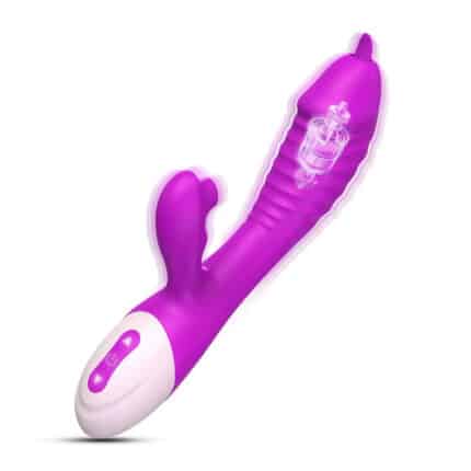 Dual Motor Stick Silicone Masturbator