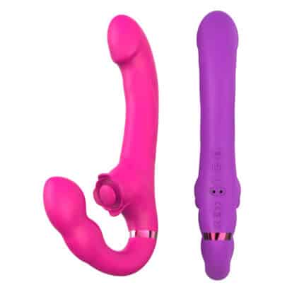 New Dual-Head Soft Silicone Vibrator