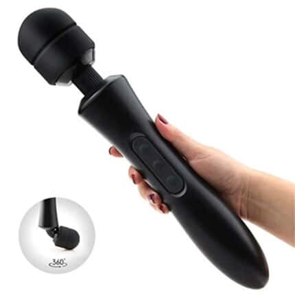 Powerful Big Black AV Wand Massager