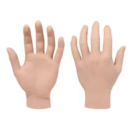 Adjustable Training Hand Display Model False Hand for Jewelry Display and Practice Stand