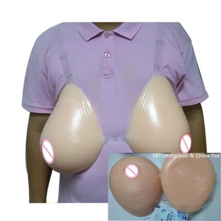Crossdresser Silicone Breast Bra – Real Feel Boob Doll for Shemale or Drag Queen