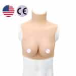 Forhe Crossdresser Breast Form – High Neck Cropped Drag Queen Boobs