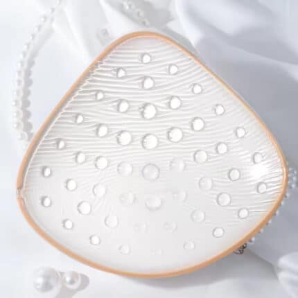 3D Nano Pearl Temperature-Controlled Silicone Breast Form Triangle Mastectomy Pad