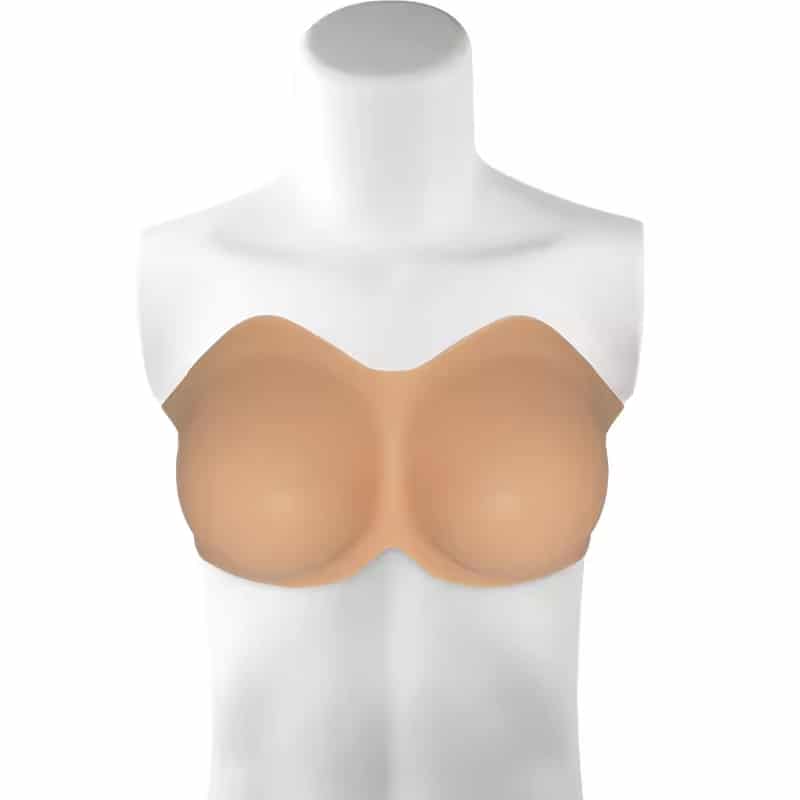 Silicone Breast Plate Realistic Breast Forms (1) Crossdresser Silicone Breast Plate – Lifelike Bodysuit for Cosplay & Drag Shows