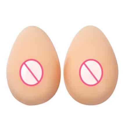 Super Small Silicone Breast Form for Breast Cancer Teaching Teardrop Shape