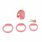 Male Restraint with 4 Rings for BDSM Roleplay & Fetish Play Lightweight Chastity Cage