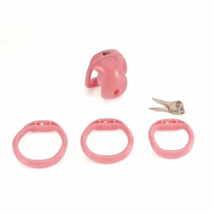 Male Restraint with 4 Rings for BDSM Roleplay & Fetish Play Lightweight Chastity Cage