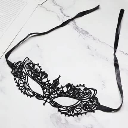Lace Blindfold Fetish Eye Mask – Elegant BDSM Bondage Restraints SM Face Cover for Couples