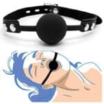 Adjustable Ball Gag Mouth Gear – BDSM Bondage Accessory for Women and Couples Roleplay & Kinky Fun