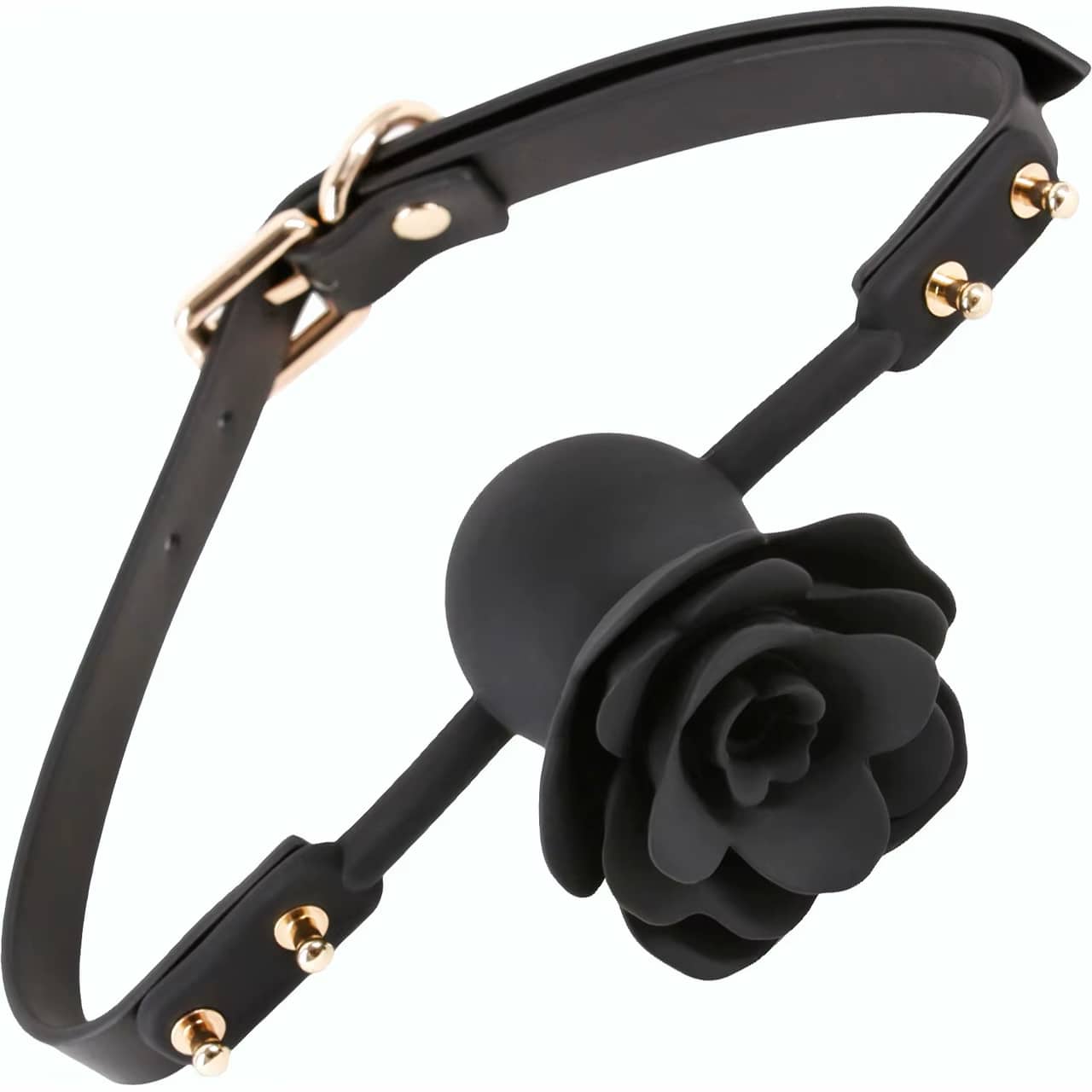 where-to-buy-BDSM Mouth Restraint-from-china-supplier (1) New Arrival Adjustable Silicone Rose Ball Gag – Breathable BDSM Mouth Restraint for Couples Roleplay and Fetish Games