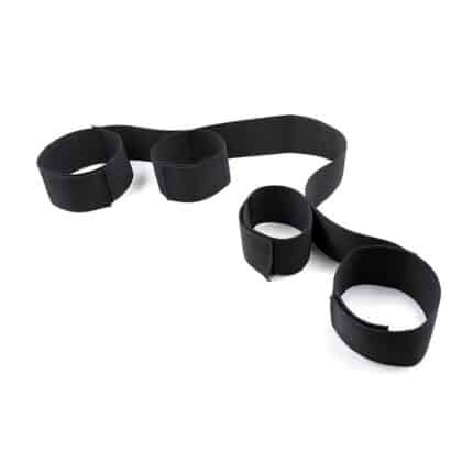 BDSM Slave Sex Toys Kit Erotic Adult Products Ribbon Hand Cuffs Leg Cuffs Bondage Restraints for Couples