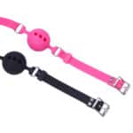 High Quality Leather Bondage Harness with Ball Mouth Gag – Adjustable BDSM Restraint for Couples Roleplay and Fetish Play