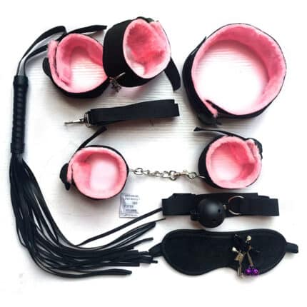 Girlspower Fetish Restraint Bondage Kit for Men Women Couples with Handcuffs Eye Mask BDSM Sex Toys Set