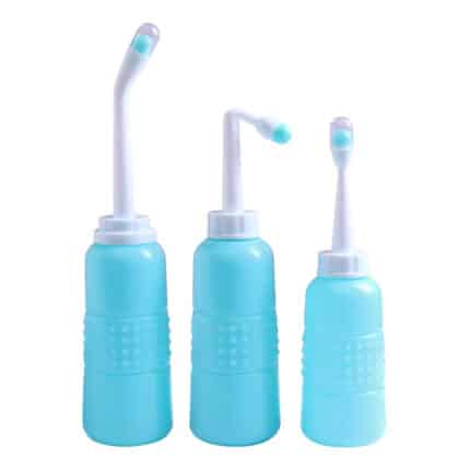 High Quality 350–500ml Handheld Bidet Sprayer – Personal Toilet Rinse Bottle with Anti-Slip Thread for Anal and Vaginal Cleaning