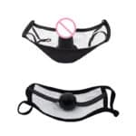Wearable Outdoor Mouth Gag Mask – Oral Expansion BDSM Restraint Tool for Roleplay and Fetish Bondage Gear