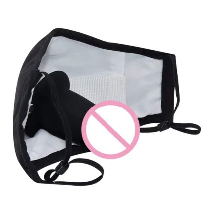 Outdoor Fetish Mouth Gag Wearable BDSM Bondage Mask for Roleplay & Restraint Play