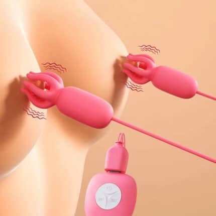 10 Modes Nipple Clamp Breast Massage Vibrator Enhancer BDSM Bondage Adult Stimulator Sex Toys for Women Couples